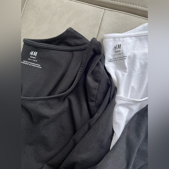 2 pack long sleeve t-shirt H&M Maternity size L - Picture 3 of 3